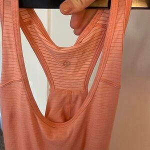 lululemon tank top coral size medium